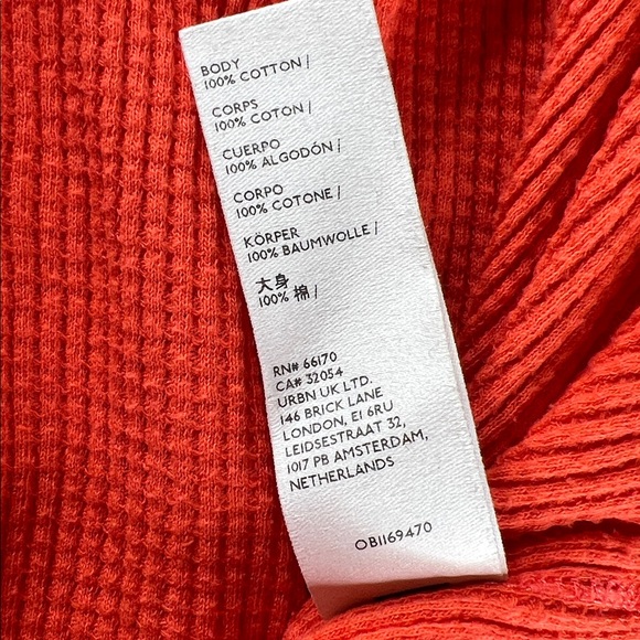 We The Free Snowy Thermal in Heatwave Orange Size Large - Picture 8 of 8